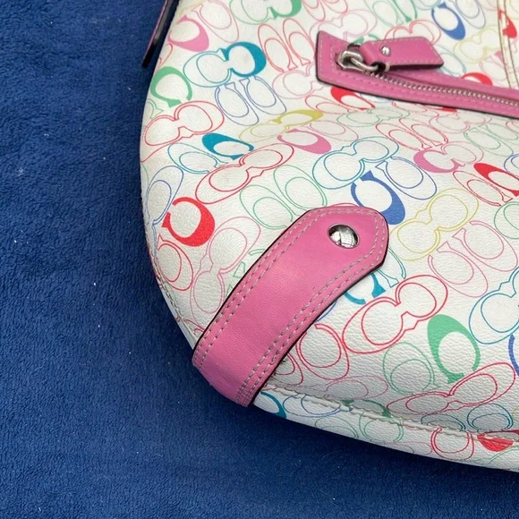 Coach F16481 Chelsea multi-color pink pastel monogram crossbody - Picture 10 of 14
